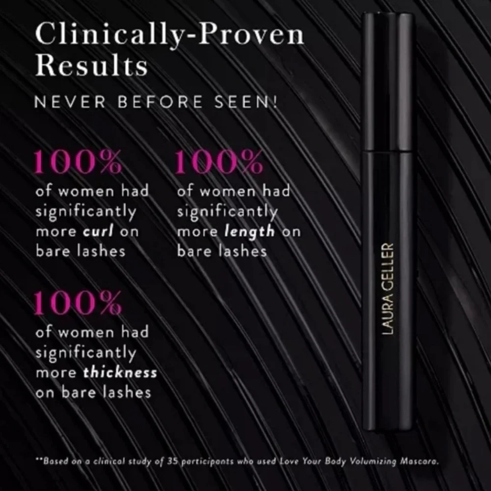 Laura Geller Love Your Body Black Mascara NEW